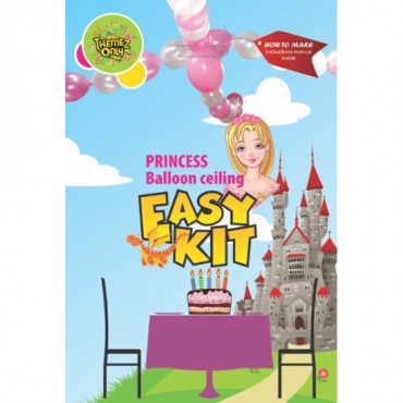 Themez Only Princess Rubber Play Balloon Ceiling Easy Kit 36 Piece Pack